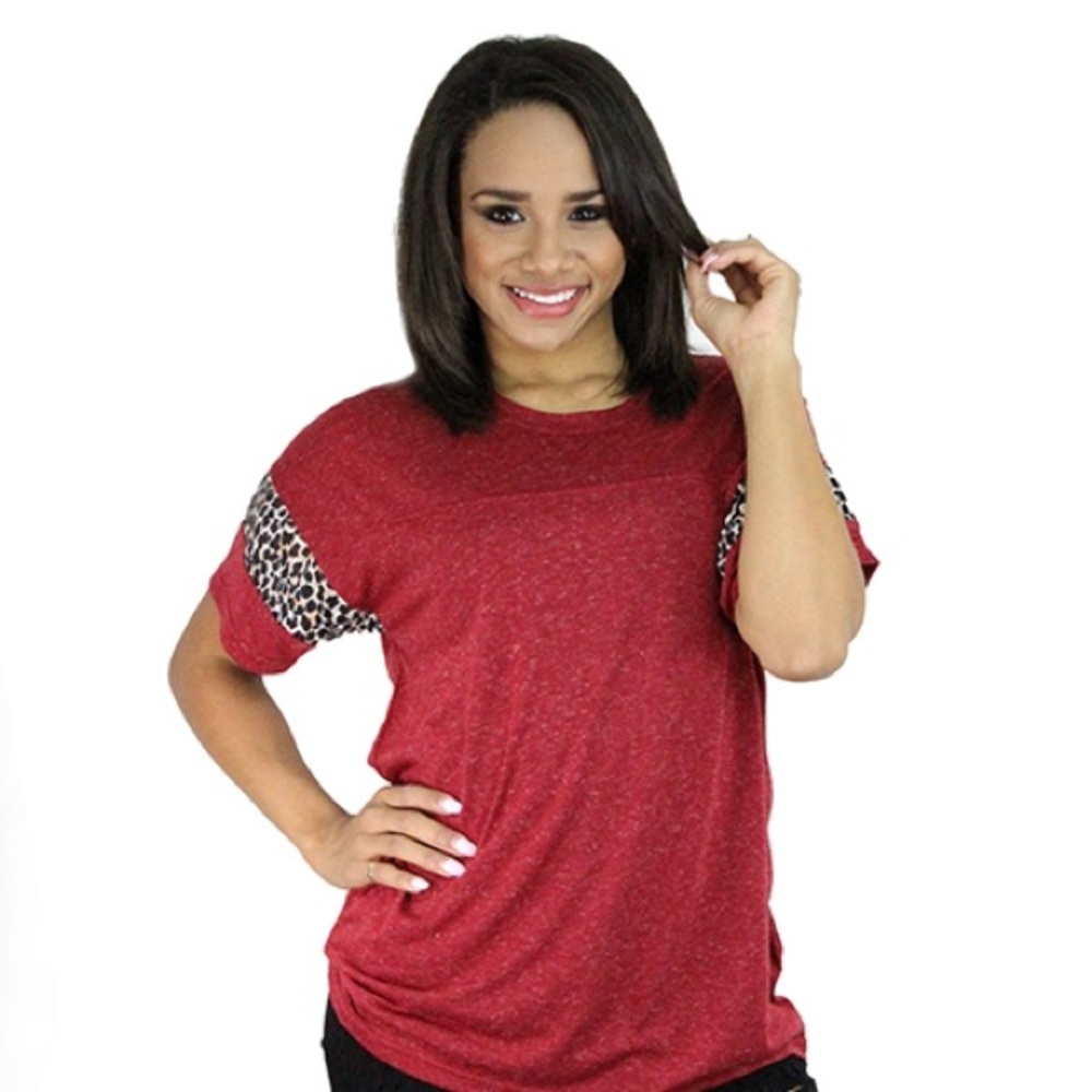 Sunshine & Rodeo Short Sleeve Cheetah T-Shirt